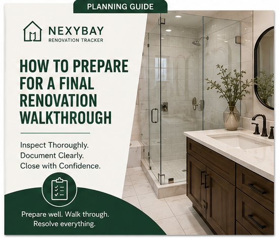 How to Prepare for a Final Renovation Walkthrough