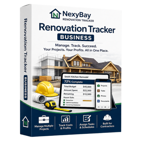 NexyBay Renovation Tracker Business